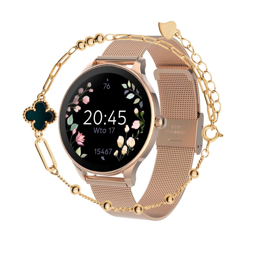 469091_oryg Forever smartwatch SB-306 Velora rosegold with Verona bracelet