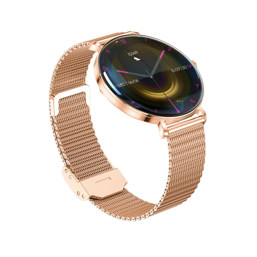 470415_oryg Forever Smartwatch SB-370 Rose Gold - Spotted Band