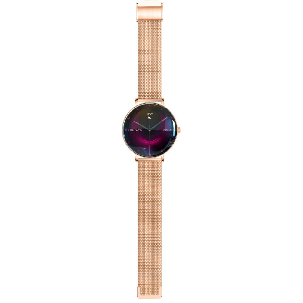 470423_oryg Forever Smartwatch SB-370 Rose Gold - Leopard Print