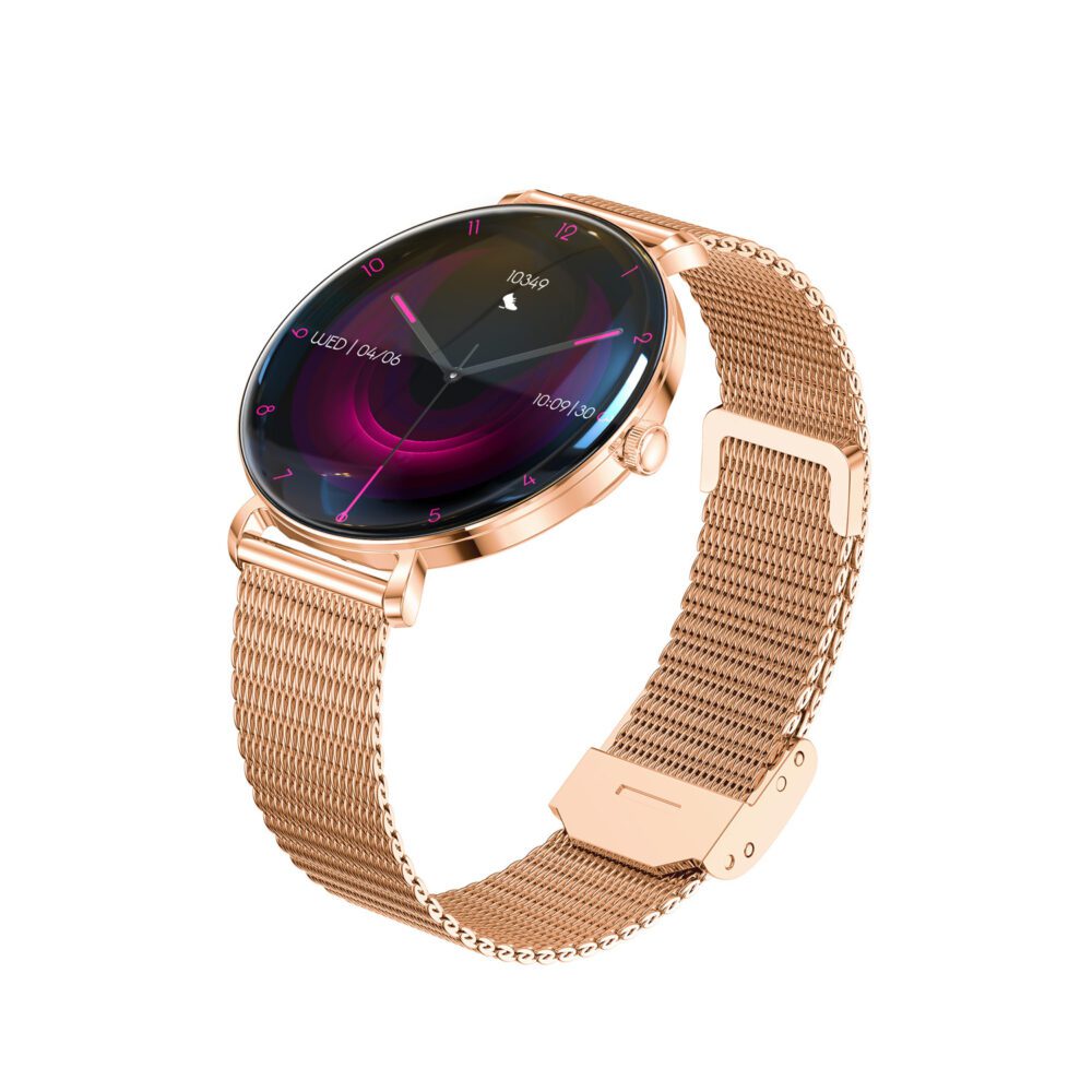 470426_oryg Forever Smartwatch SB-370 Rose Gold - Leopard Print