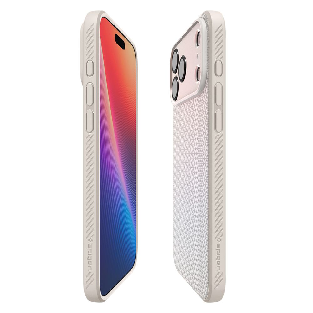 Spigen Liquid Air case for iPhone 17 Pro Max Natural Titanium