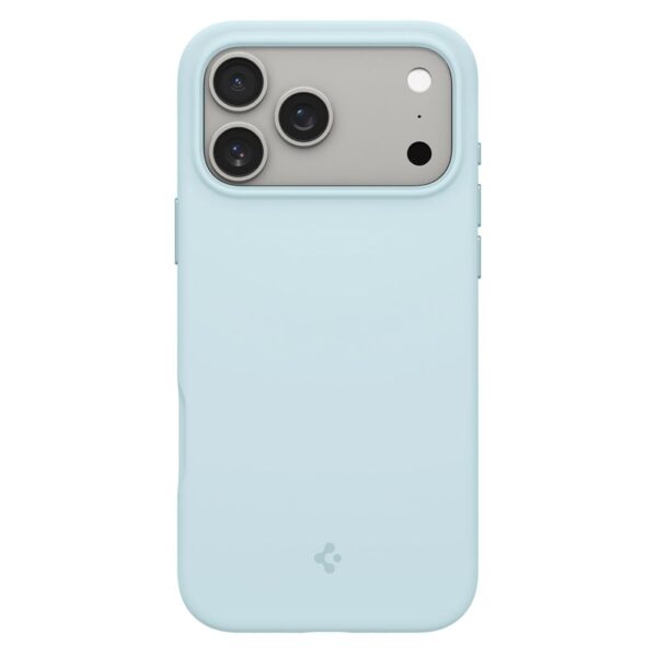 Spigen Silicone Fit Mag Magsafe case for iPhone 17 Pro Max Mute Blue