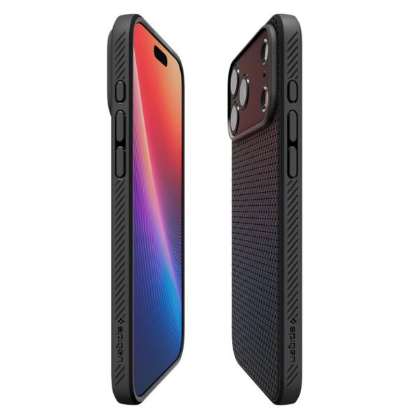 Spigen Liquid Air case for iPhone 17 Pro Matte Black
