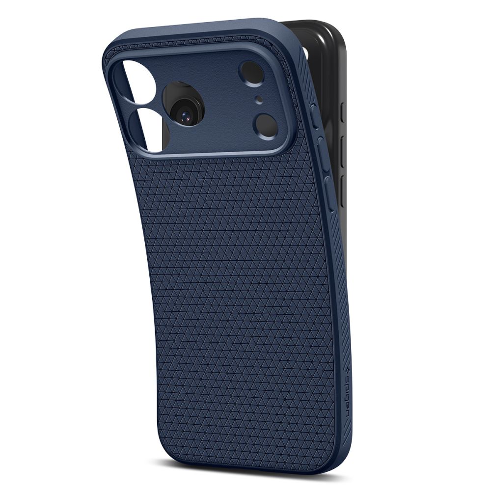Spigen Liquid Air case for iPhone 17 Pro Navy Blue