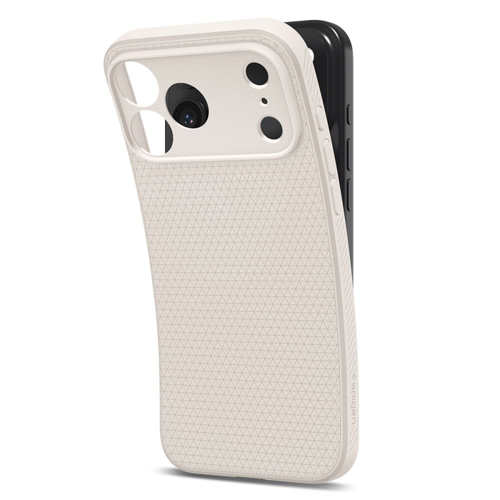 Spigen Liquid Air case for iPhone 17 Pro Natural Titanium