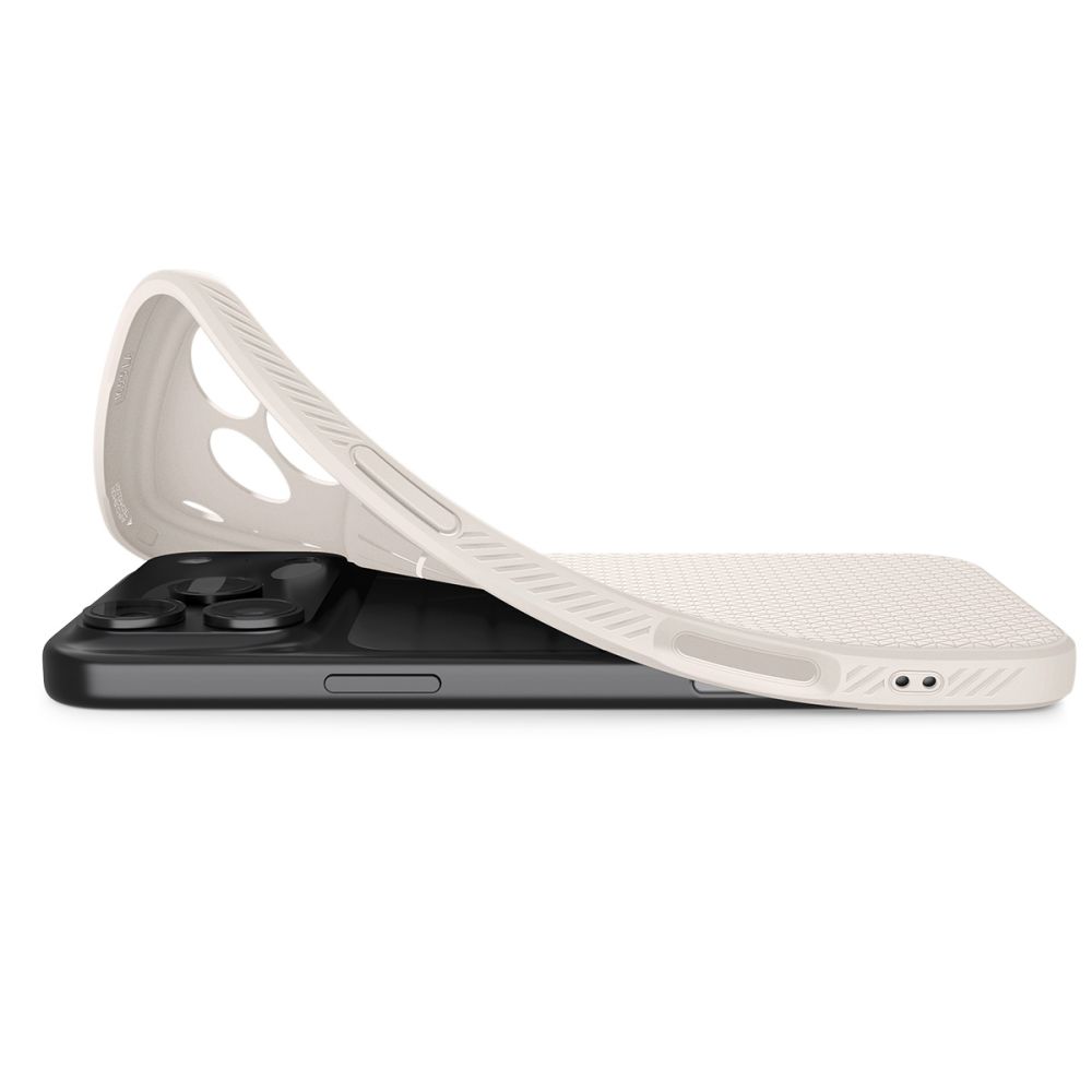 Spigen Liquid Air case for iPhone 17 Pro Natural Titanium