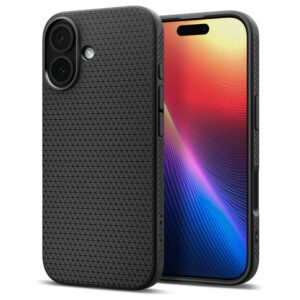 Spigen Liquid Air case for iPhone 17 Matte Black