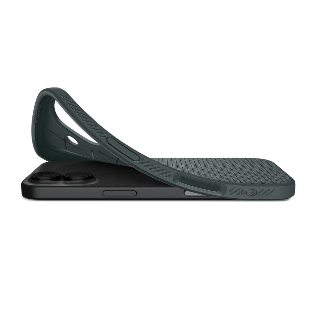 Spigen Liquid Air case for iPhone 17 Abyss Green