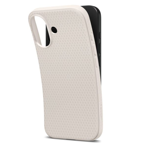 Spigen Liquid Air case for iPhone 17 Natural Titanium