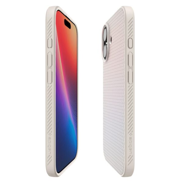 Spigen Liquid Air case for iPhone 17 Natural Titanium
