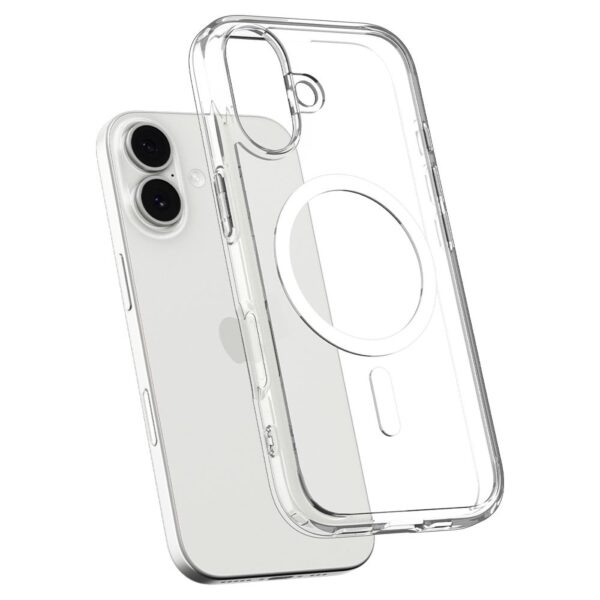 Spigen Ultra Hybrid Mag Magsafe case for iPhone 17 Clear/White