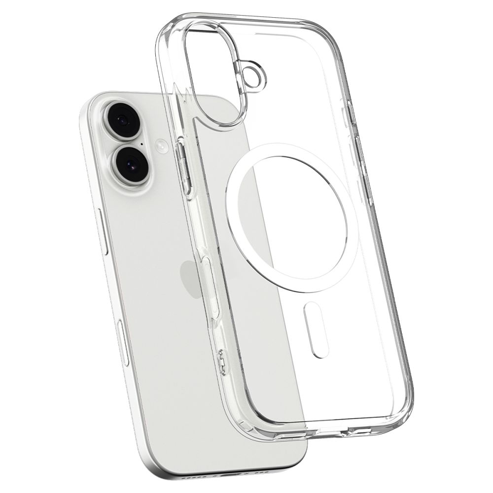 Spigen Ultra Hybrid Mag Magsafe case for iPhone 17 Clear/White