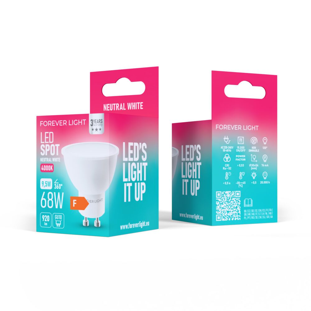 471352_oryg Forever Light LED Bulb GU10 9.5W 920lm 4000K class F