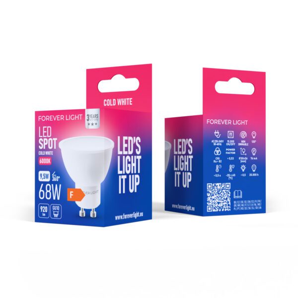 471353_oryg Forever Light LED Bulb GU10 9.5W 920lm 6000K class F