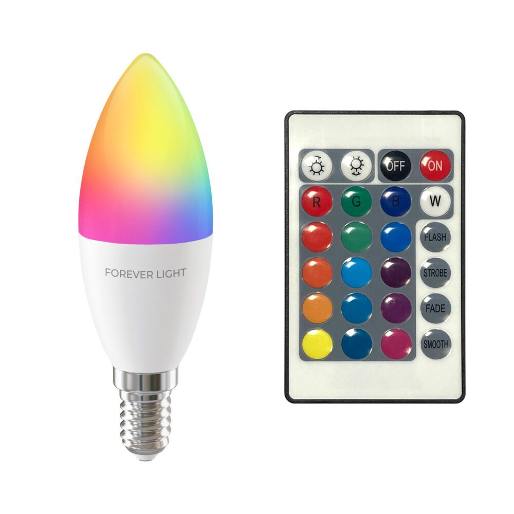 471380_oryg Forever Light LED Bulb RGB E14 C37 5W 500lm 4000K class F