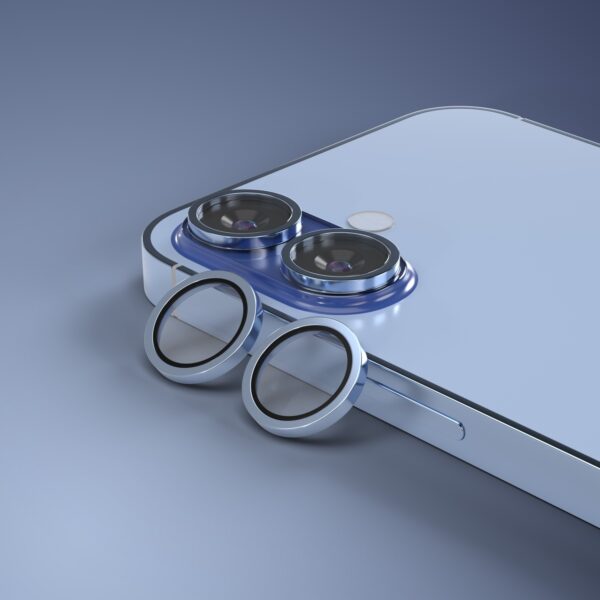 Etteri camera lens protector for iPhone 17 blue