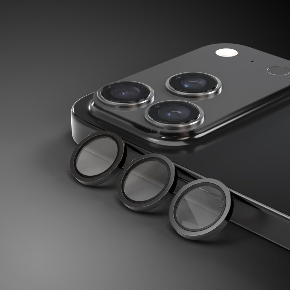 Etteri camera lens protector for iPhone 17 Pro / 17 Pro Max black