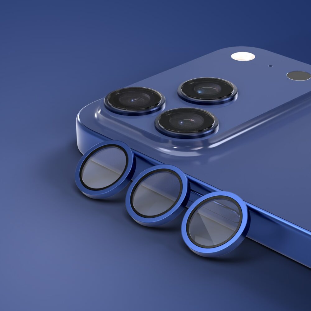 Etteri camera lens protector for iPhone 17 Pro / 17 Pro Max blue