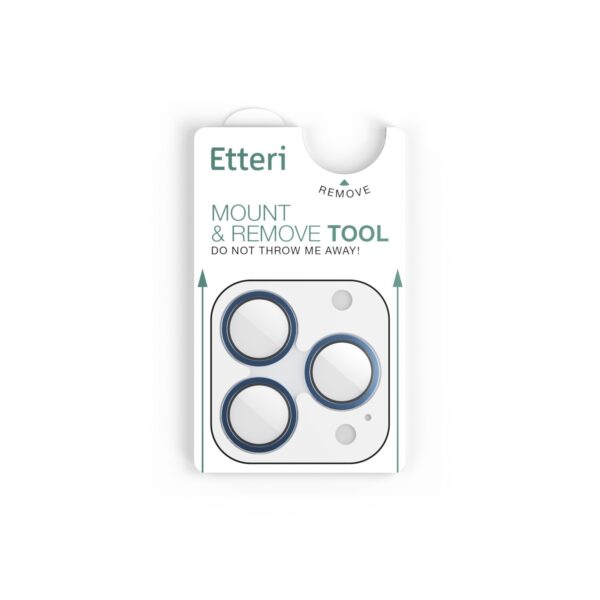 Etteri camera lens protector for iPhone 17 Pro / 17 Pro Max blue