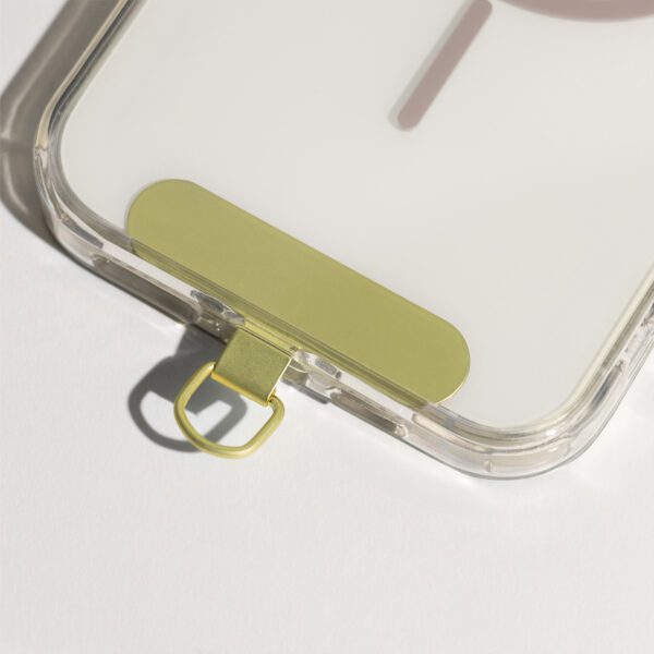 Phone insert metallic gold