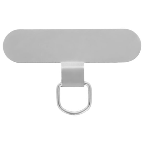 Phone insert metallic silver