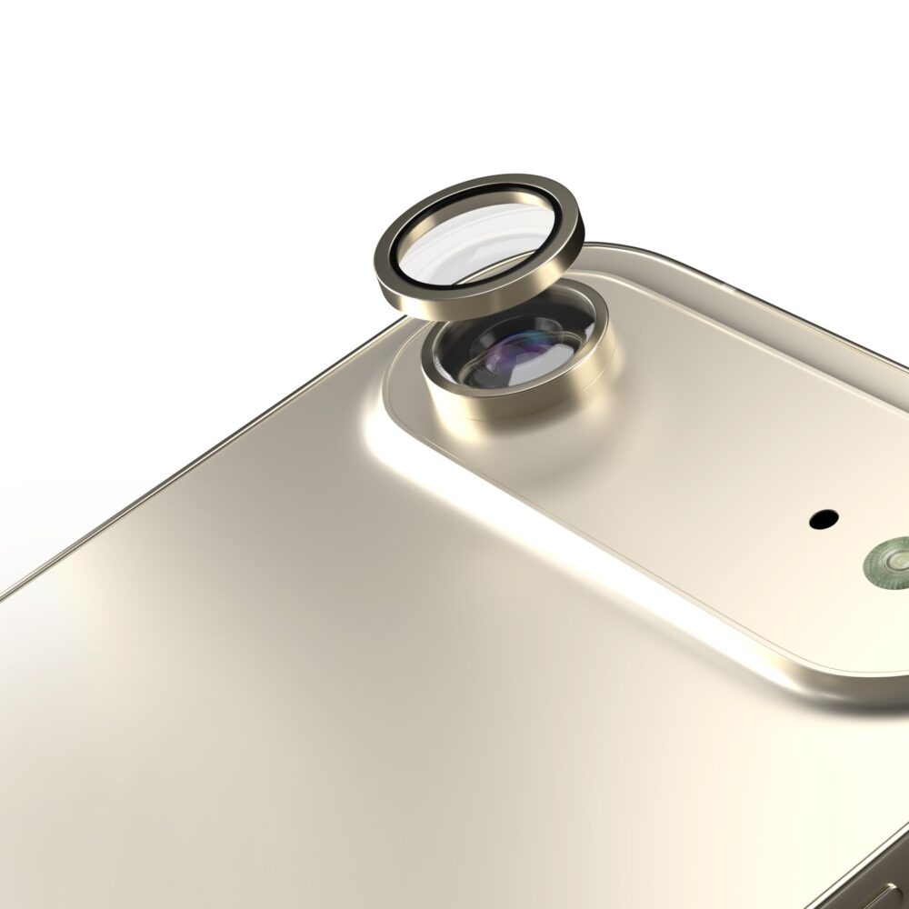 Etteri camera lens protector for iPhone 17 Air gold
