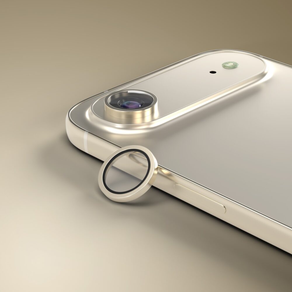 Etteri camera lens protector for iPhone 17 Air gold