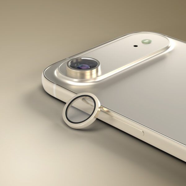 Etteri camera lens protector for iPhone 17 Air gold