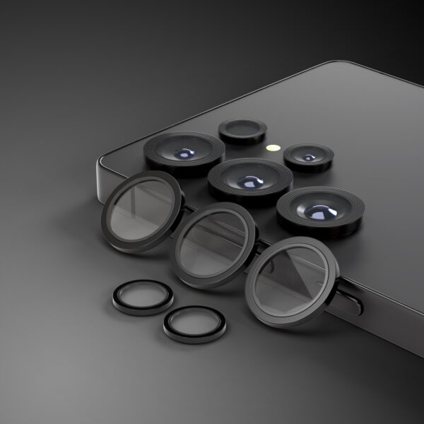 472747_oryg Etteri camera lens protector for Samsung S25 Ultra black