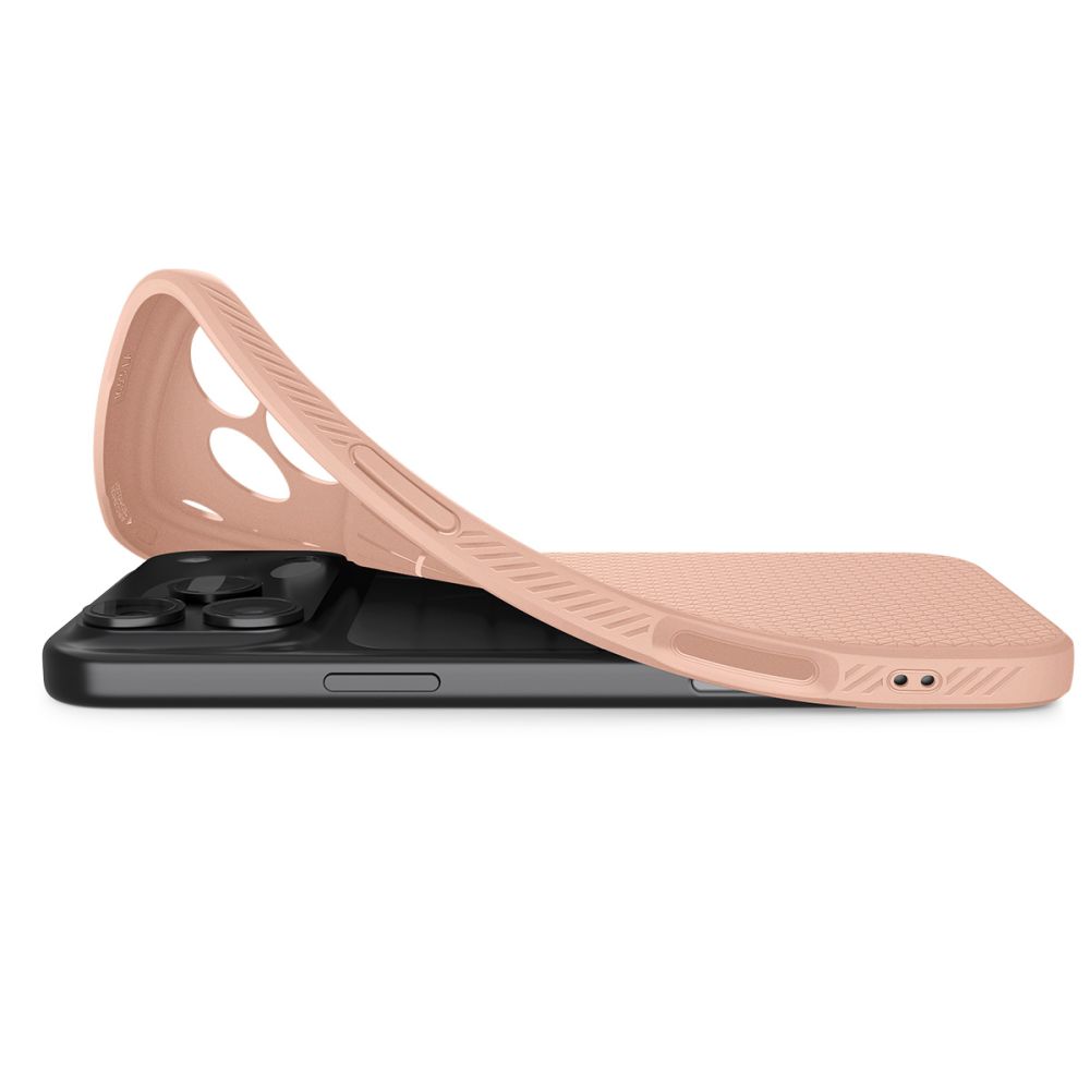 Spigen Liquid Air case for iPhone 17 Pro Max Rose Titanium