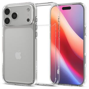 472812_oryg Spigen Ultra Hybrid case for iPhone 17 Pro Max Crystal Clear