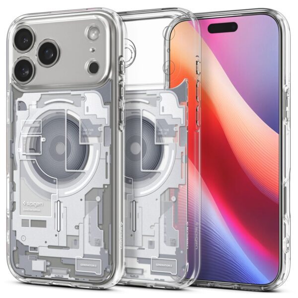 Spigen Ultra Hybrid Mag Magsafe case for iPhone 17 Pro Max Zero One White