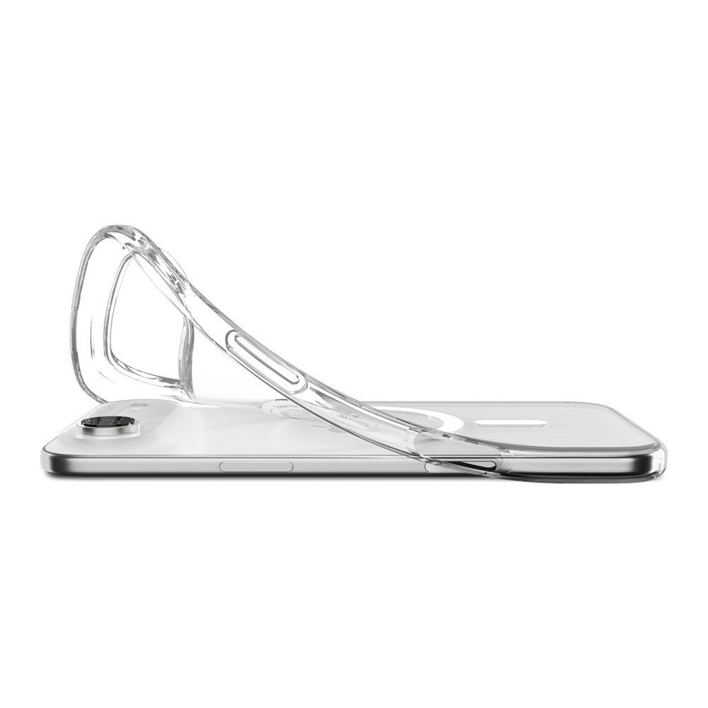 Spigen Liquid Crystal Mag Magsafe case for iPhone 17 Air Clear/White