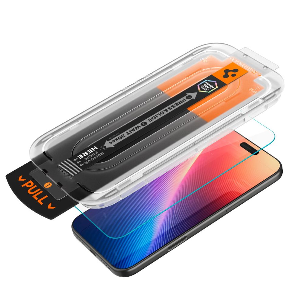 Spigen tempered glass Glas.Tr ”Ez Fit Pro” for iPhone 16 Pro / 17 / 17 Pro Clear