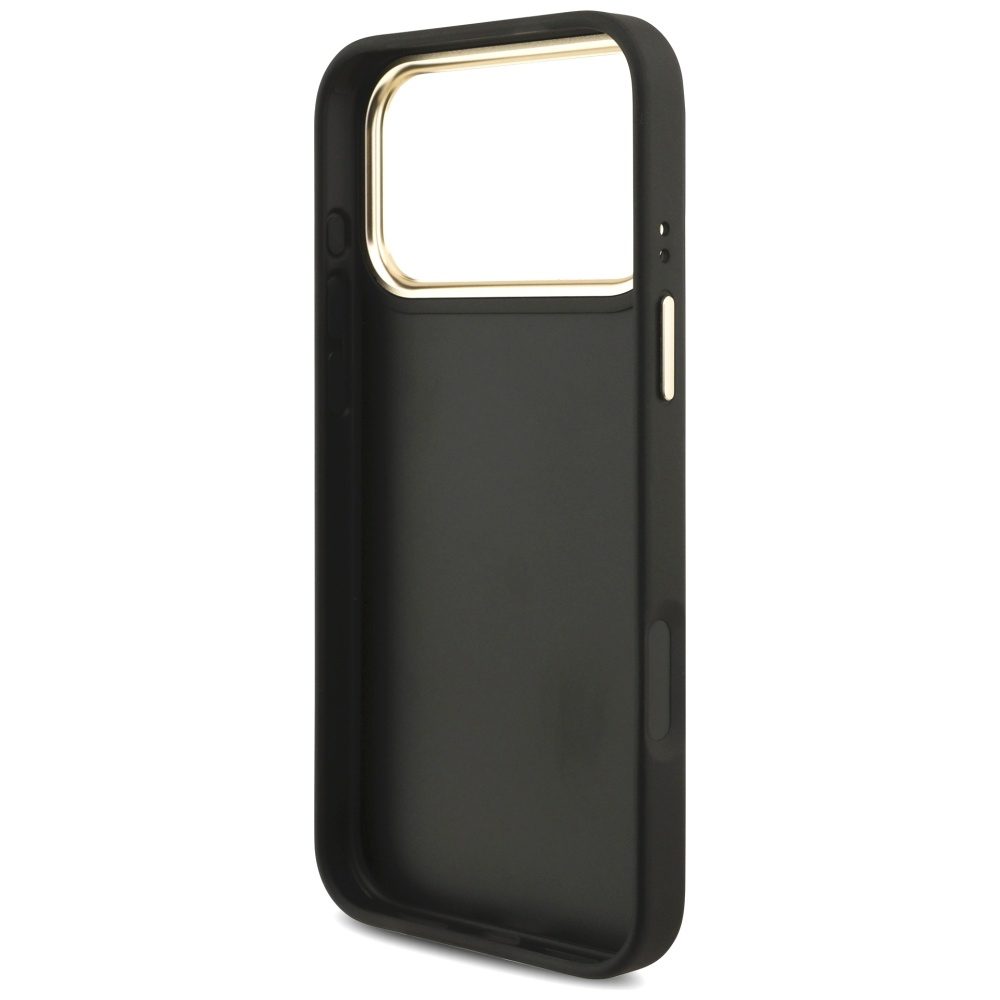 473474_oryg Guess Case 4G PU Leather Case Big 4G And Classic Logo With Big 4G PU Nylon Strap And Metal Camera And Buttons For iPhone 17 Pro Max Black