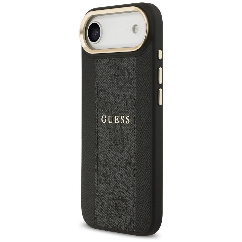 Guess case for iPhone 17 Air HC MAGSAFE PU W/ 4G PU STRIPE black