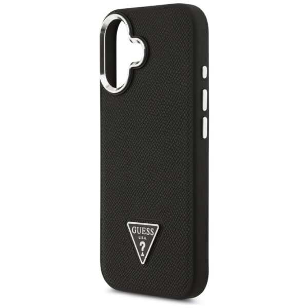 473891_oryg Guess Grained Triangle Logo MagSafe case for iPhone 17 black