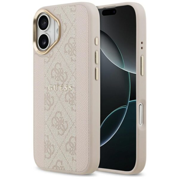 473926_oryg Guess 4G Stripe MagSafe case for iPhone 17 pink