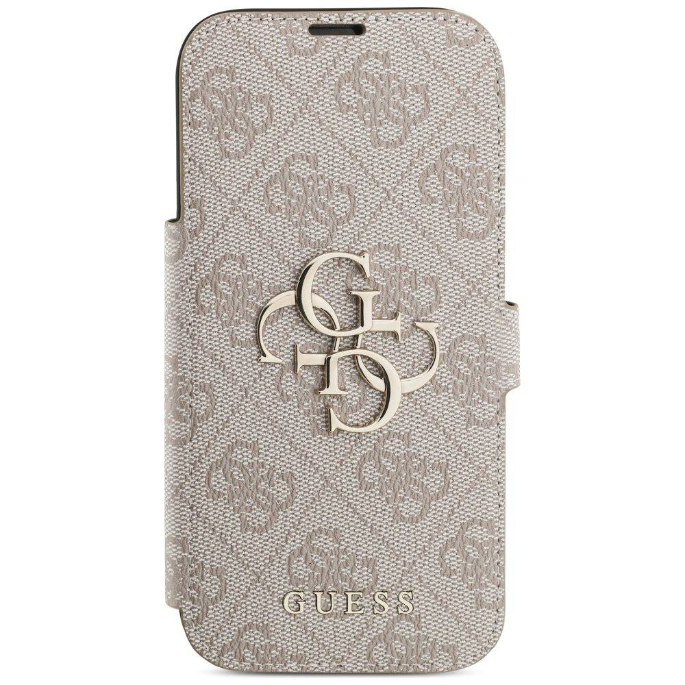 473976_oryg Guess Book 4G Metal Logo case for iPhone 17 Pro pink