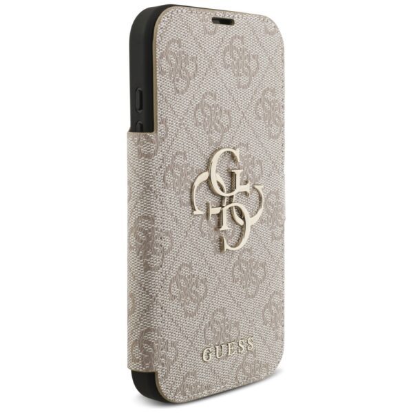 473977_oryg Guess Book 4G Metal Logo case for iPhone 17 Pro pink