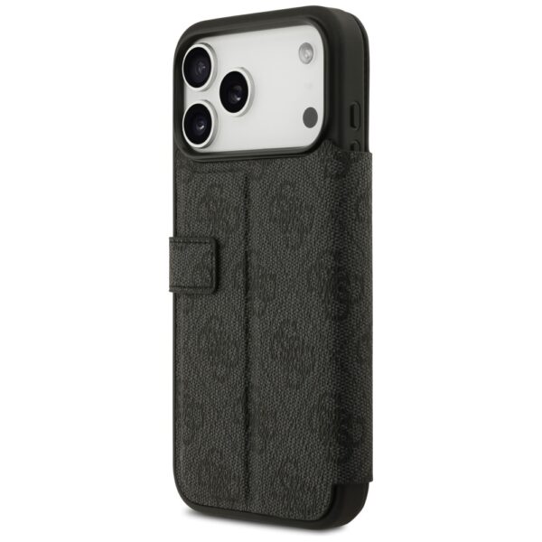 Guess Book 4G Metal Logo case for iPhone 17 Pro Max black