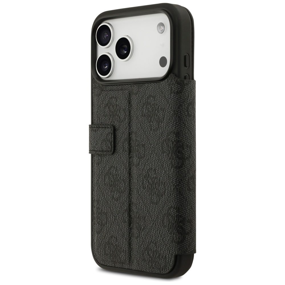 473992_oryg Guess Book 4G Metal Logo case for iPhone 17 Pro Max black