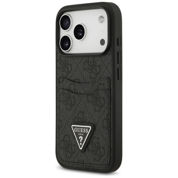 474132_oryg Guess 4G Double Card Triangle case for iPhone 17 Pro black