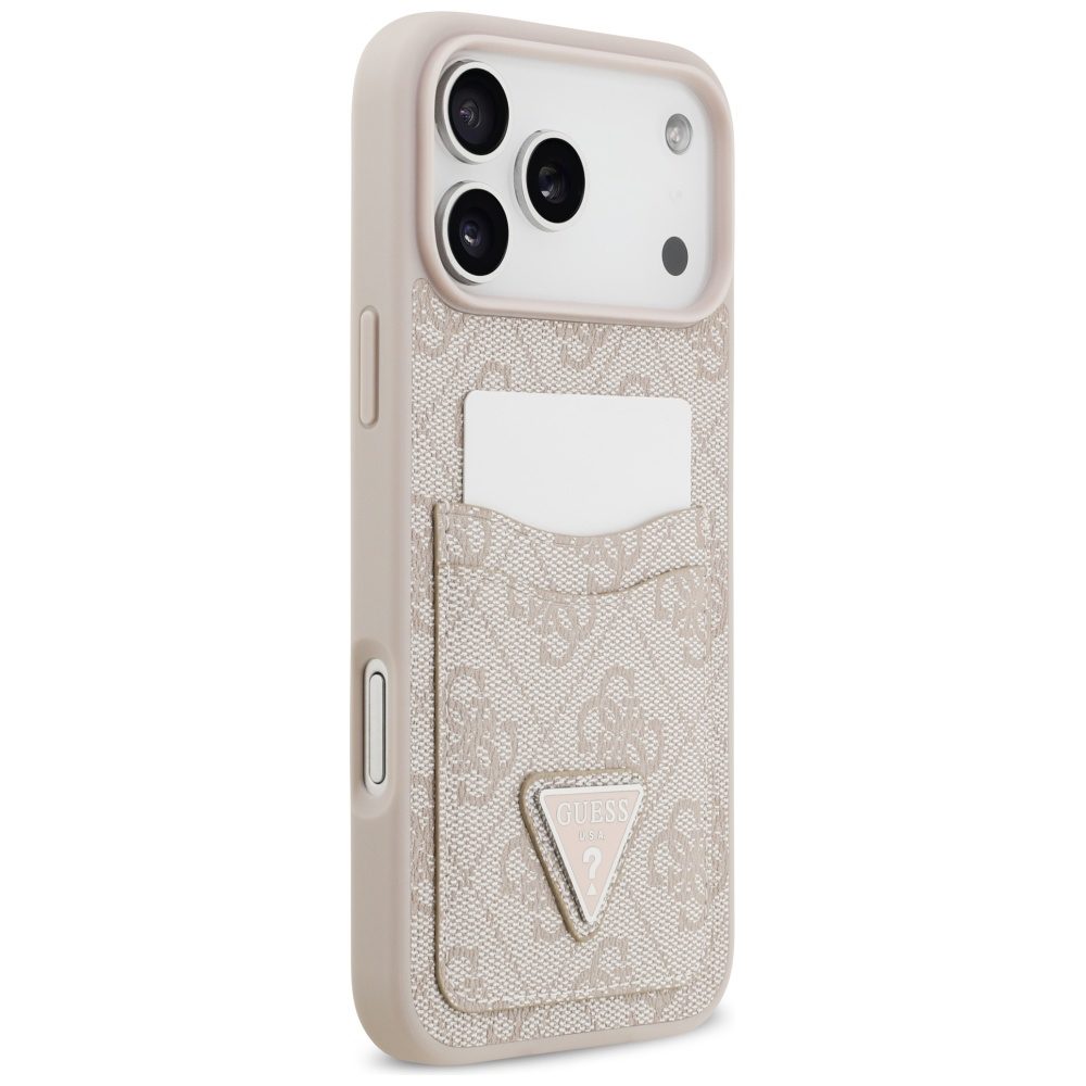 474158_oryg Guess 4G Double Card Triangle case for iPhone 17 Pro Max pink