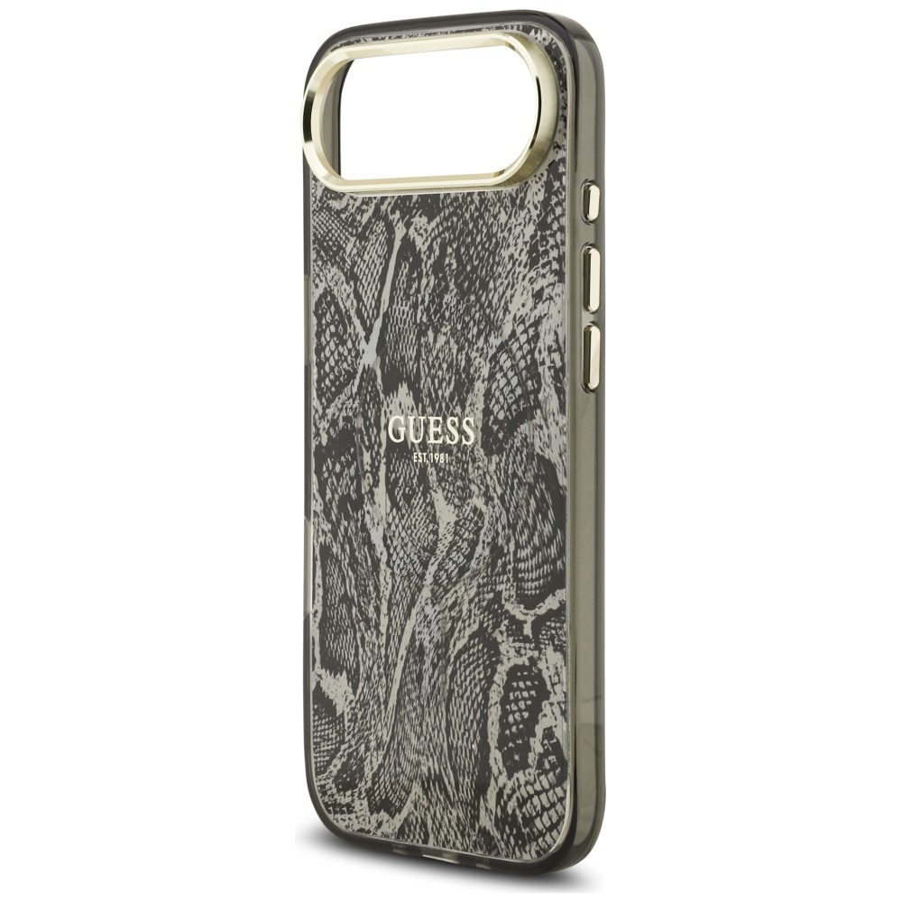 Guess Python Pattern MagSafe case for iPhone Air black