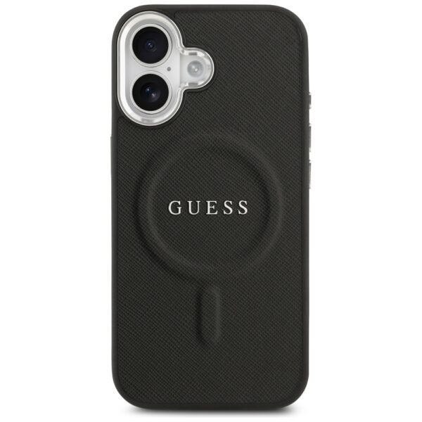 Guess Classic Logo MagSafe case for iPhone 17 black