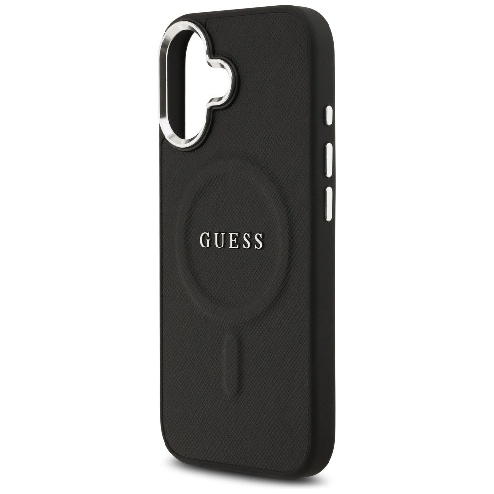 Guess Classic Logo MagSafe case for iPhone 17 black
