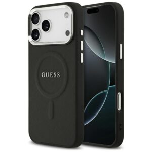 Guess Classic Logo MagSafe case for iPhone 17 Pro Max black