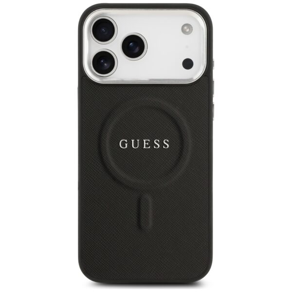 Guess Classic Logo MagSafe case for iPhone 17 Pro Max black