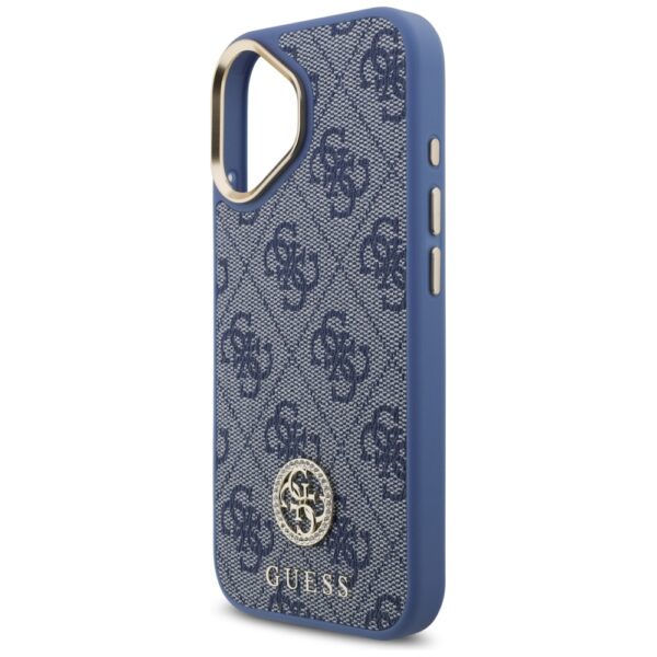 474464_oryg Guess 4G Strass Logo MagSafe case for iPhone 17 blue